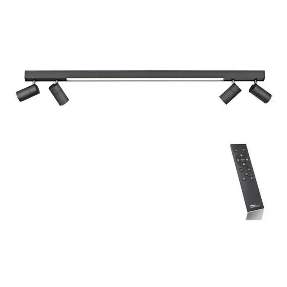Bezpečná Platba Paul Neuhaus 6121-13 - LED Stmívatelné bodové svítidlo PURE 4xLED/4W/230V + LED/9W 2700-5000K + dálkové ovládání