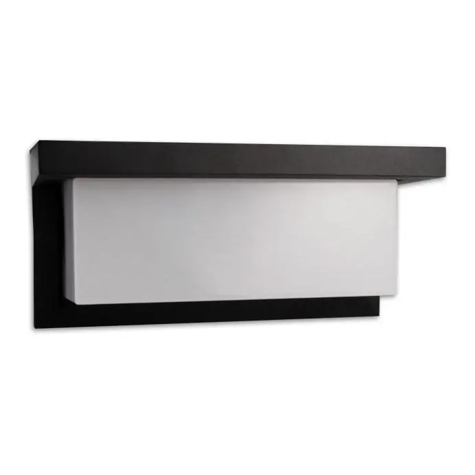 LED Venkovní nástěnné svítidlo se senzorem LED/12W/230V IP54 černá Must-Have