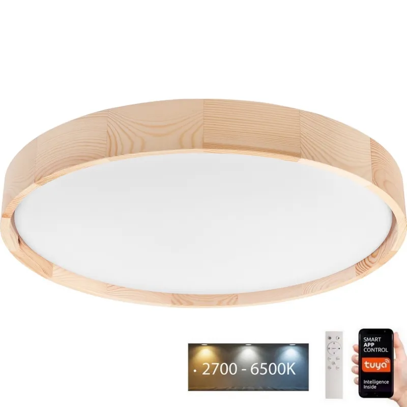 Brilagi - LED Stmívatelné stropní svítidlo MANAROLA SMART LED/36W/230V 2700-6500K pr. 51 cm Wi-Fi Tuya + dálkové ovládání Top Prodej