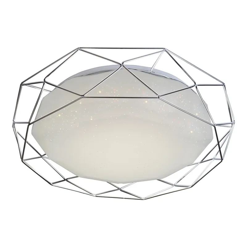 Dokud Zásoby Vydrží LED Stropní svítidlo SVEN LED/24W/230V pr. 43 cm lesklý chrom