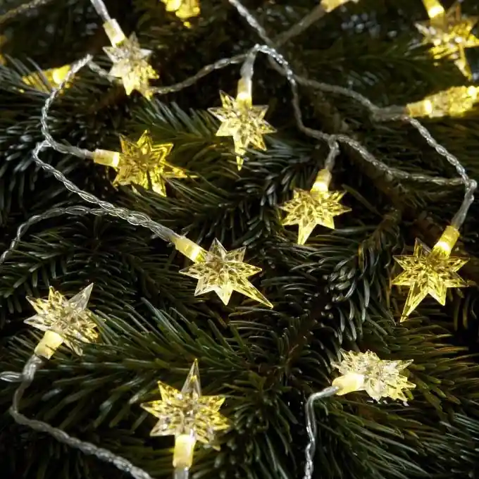 Ihned K Objednání Markslöjd 702935 - LED řetěz STJÄRNA 20xLED/3xAA 1,9m teplá bílá