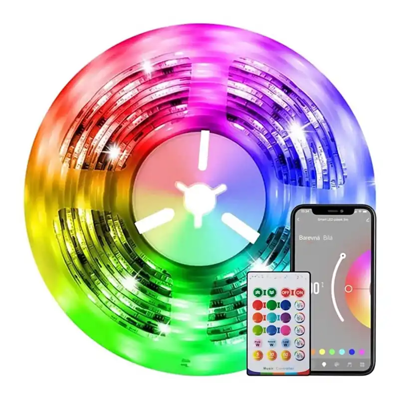 Immax NEO 07775L - LED RGB+CCT Stmívatelný pásek NEO LITE LED/48W/230V 10 m IP65 MUSIC Wi-Fi Tuya + dálkové ovládání Nejprodávanější