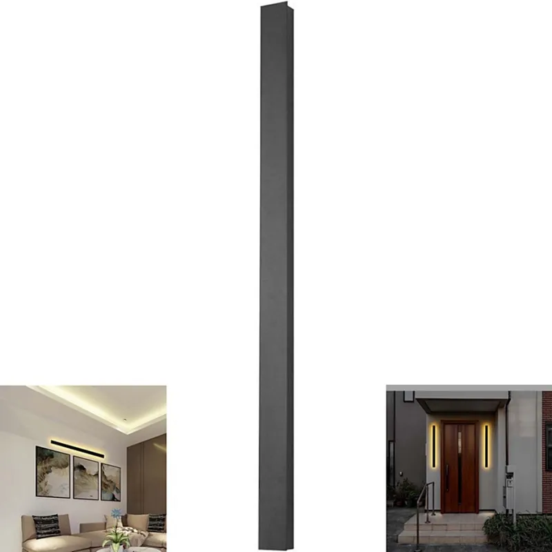 LED Venkovní nástěnné svítidlo LED/10W/230V 4000K IP65 51 cm černá Zlevněný