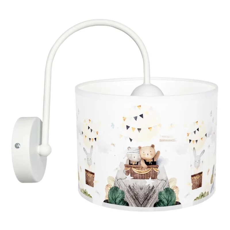 Expresní Doručení Dětské nástěnné svítidlo BEARS 1xE27/60W/230V