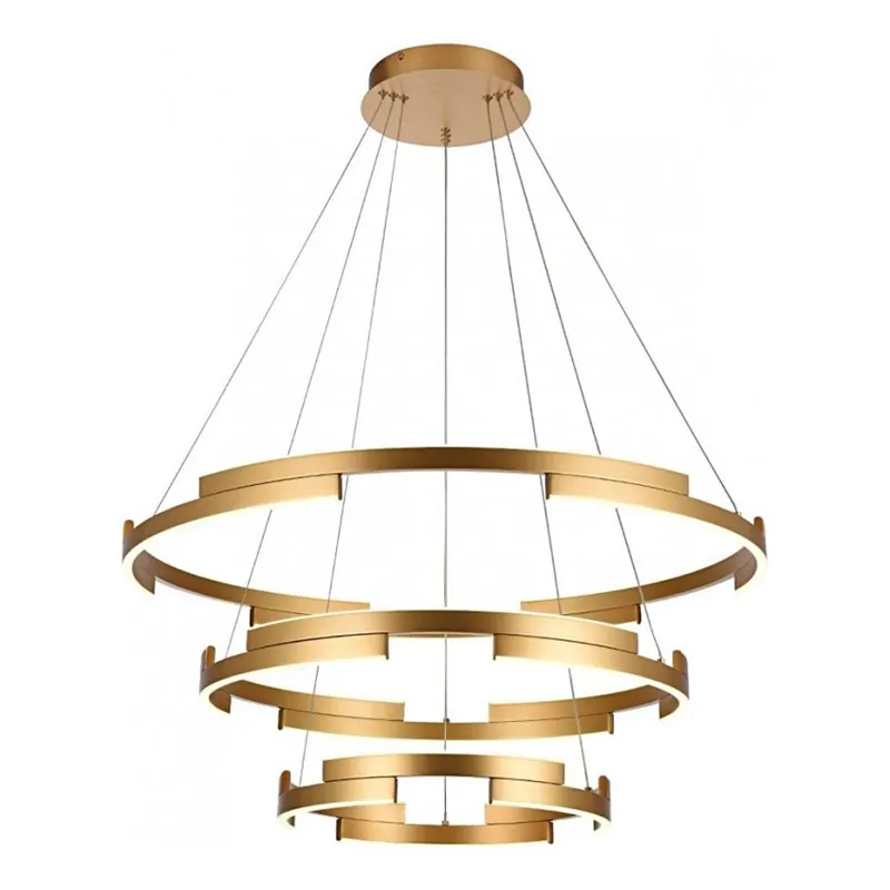 Redo 01-3181 - LED Stmívatelný lustr na lanku CASTLE LED/80W/230V zlatá Omezená Nabídka