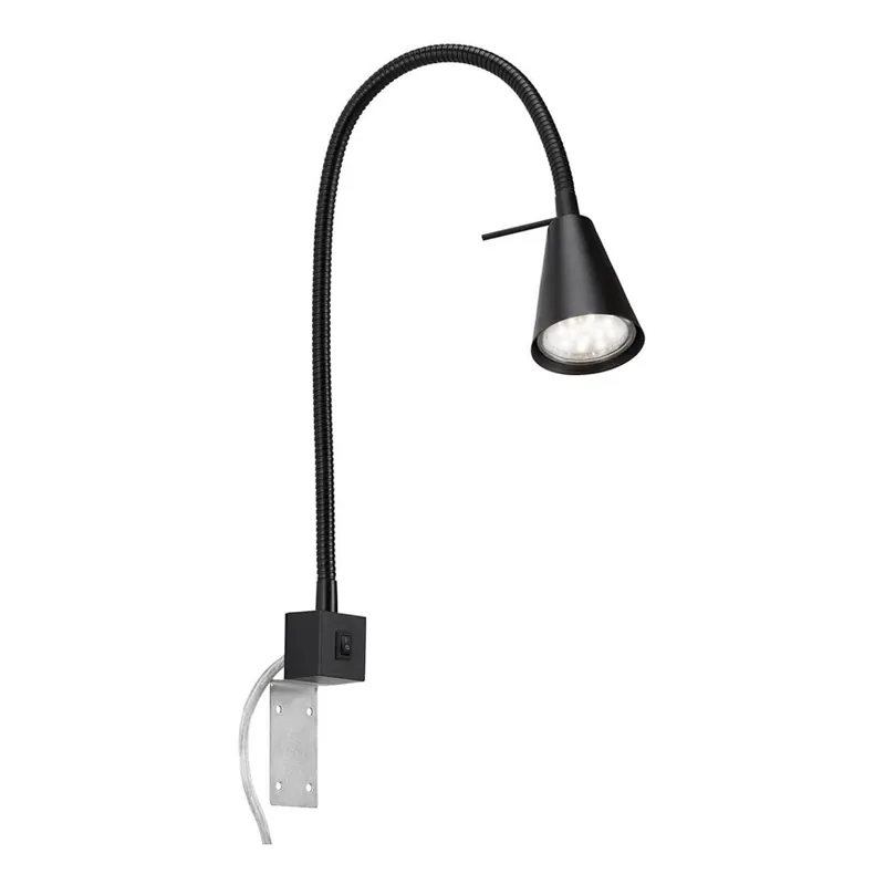 Briloner 2080-015 - LED Flexibilní nástěnná lampa COMFORT LIGHT 1xGU10/5W/230V černá Top Prodej