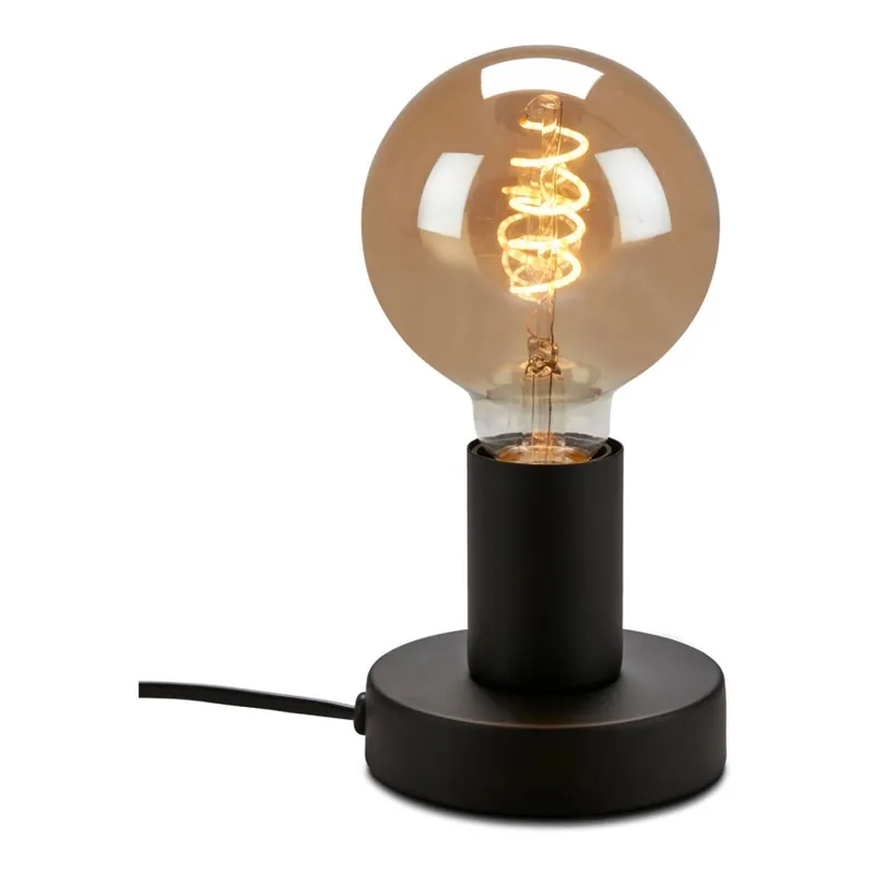 Vysoce Kvalitní Briloner 7023-015 - Stolní lampa TEEPU 1xE27/10W/230V černá