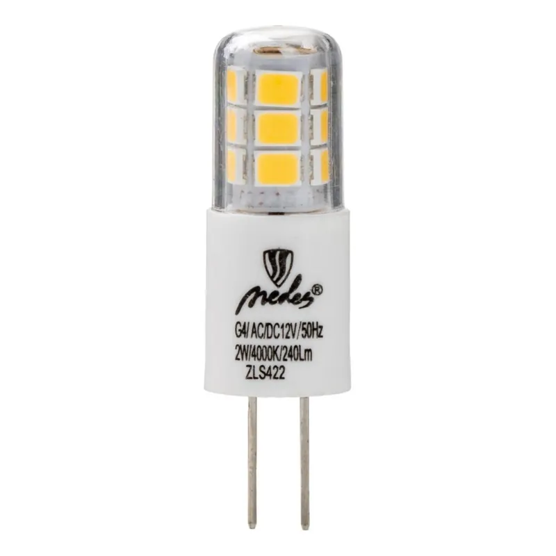 LED Žárovka G4/2W/12V 4000K Ihned K Objednání