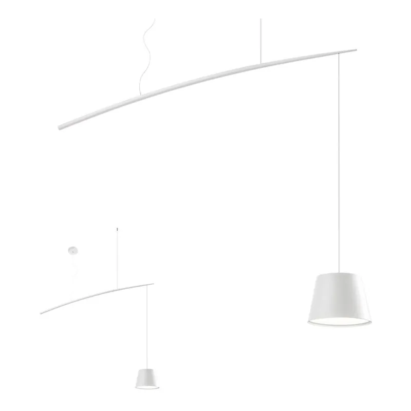 Nová Kolekce Redo 01-1497 - LED Lustr na lanku LOLLI LED/6W/230V bílá
