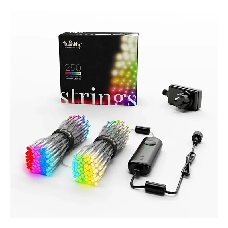 Twinkly - LED RGBW Stmívatelný venkovní řetěz STRINGS 250xLED 23,5m IP44 Wi-Fi Výhodná Nabídka