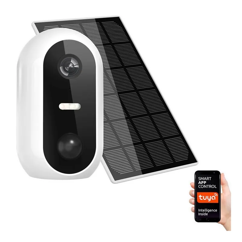 Chytrá venkovní IP kamera se solárním panelem 1080p Full HD 9600 mAh IP54 Wi-Fi Tuya Omezená Nabídka