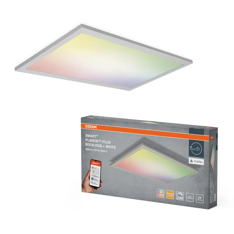 Hit Sezóny Osram -LED RGBW Stmívatelné stropní svítidlo SMART+ PLANON LED/28W/230V 60x30 cm Wi-Fi