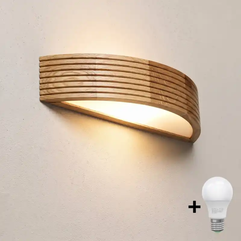 Brilagi - LED Nástěnné svítidlo CARVALHO MODERN 1xE27/60W/230V dub Cenový Hit