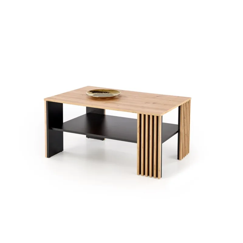 Nakupujte Hned Konferenční stolek FORMA 110x65 cm hnědá/černá