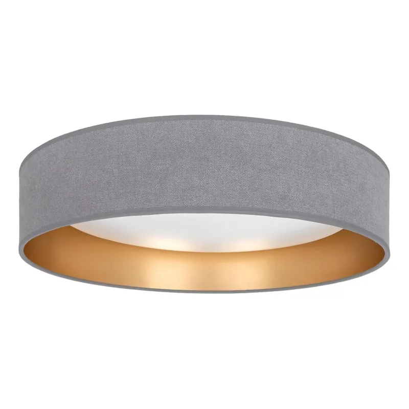 Víkendová Akce Brilagi - LED Stropní svítidlo VELVET SIMPLE LED/24W/230V 3000K pr. 45 cm šedá/zlatá