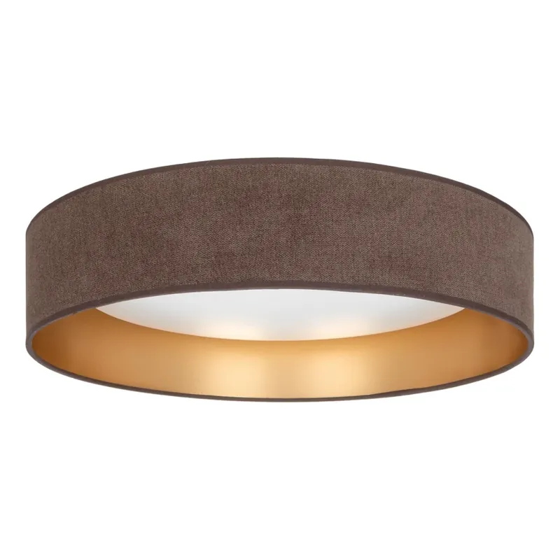 Cenová Bomba Brilagi - LED Stropní svítidlo VELVET SIMPLE LED/24W/230V 4000K pr. 45 cm hnědá/zlatá
