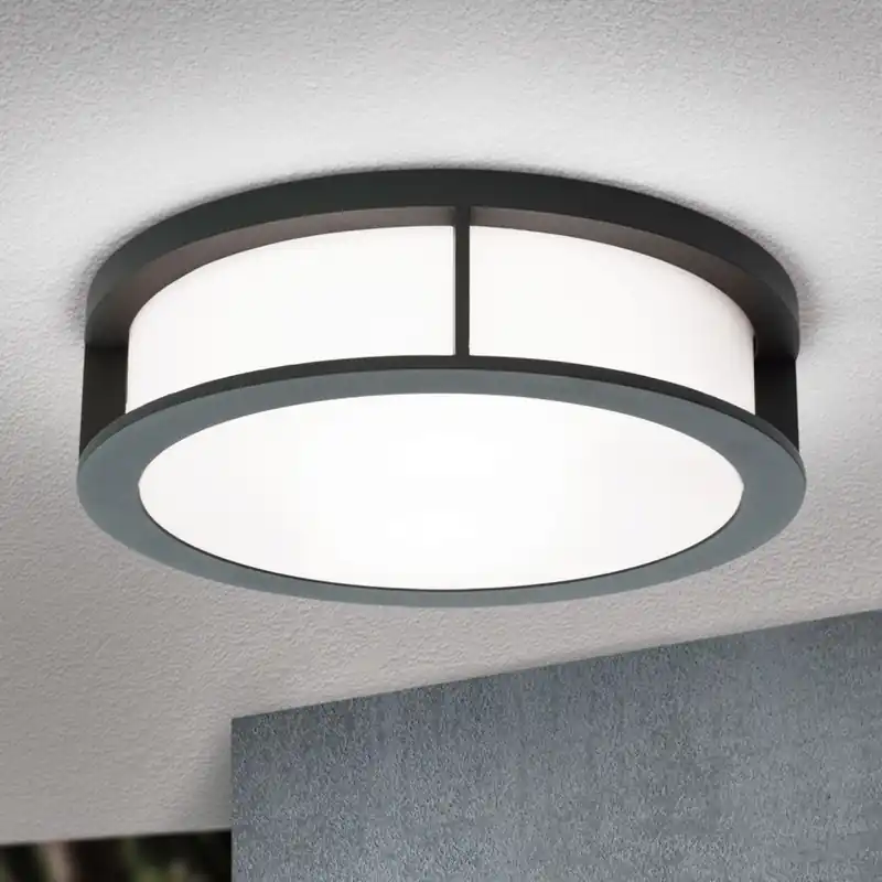 Venkovní svítidlo HENRY 2xE27/15W/230V pr. 30 cm IP44 antracit Víkendová Akce