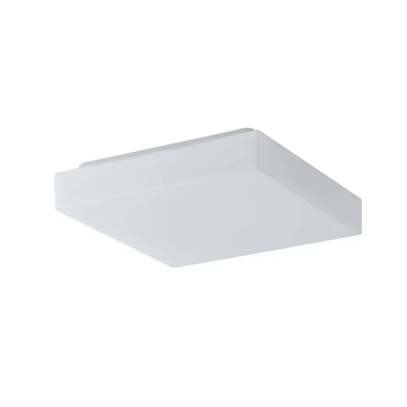 Osmont Libra 1, stropní čtvercové svítidlo ze skla, 19W LED 4000K, 32x32cm, IP44 Nová Kolekce