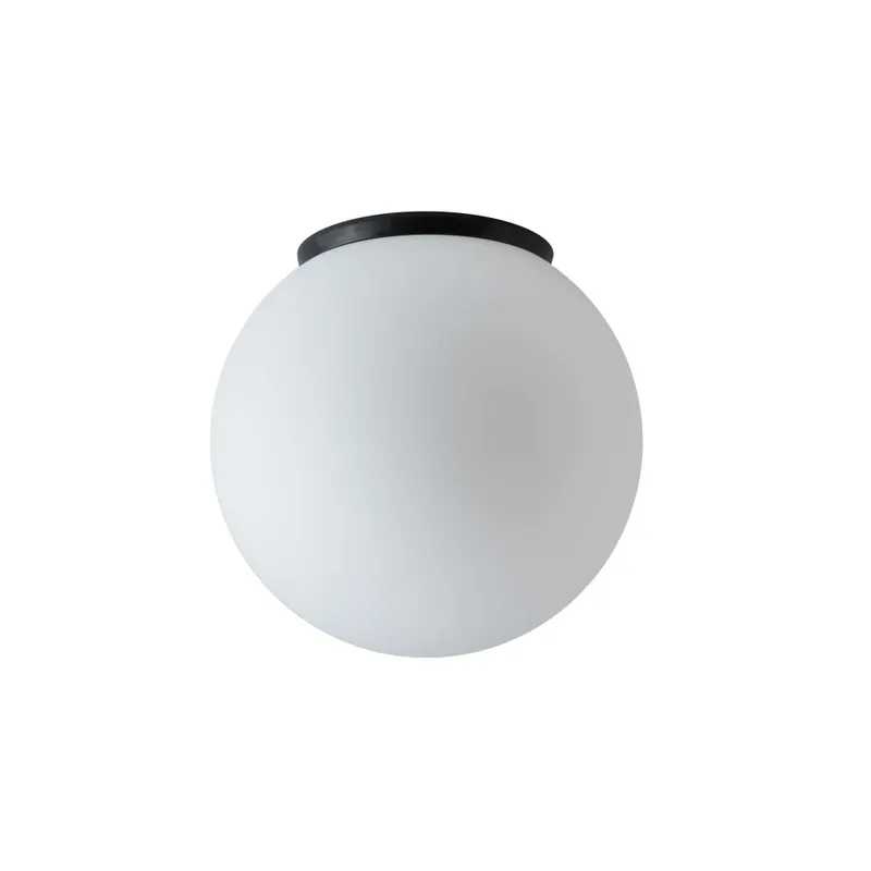 Osmont Styx 2, kulaté svítidlo z triplexového skla s černou základnou, 9W LED 4000K, prům. 25cm, IP65 Must-Have