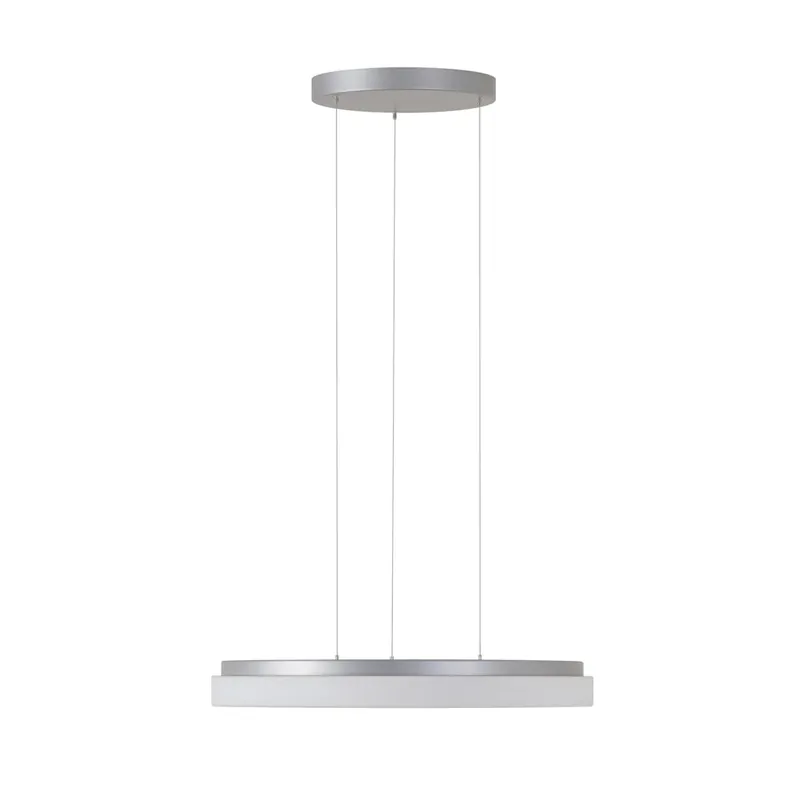 Osmont Carina LE, stříbrné moderní závěsné svítidlo, 33W LED 4000K, prům. 50cm Cenově Výhodný