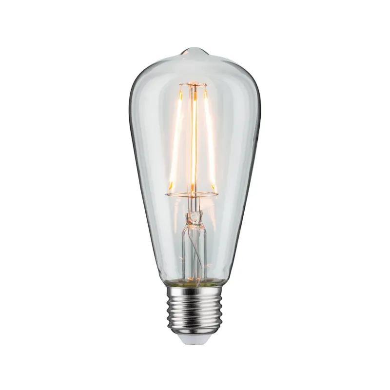 Zlevněný Paulmann, LED dekorativní žárovka ST64, 7,5W LED E27 2700K, stmívatelná, výška 14,5cm