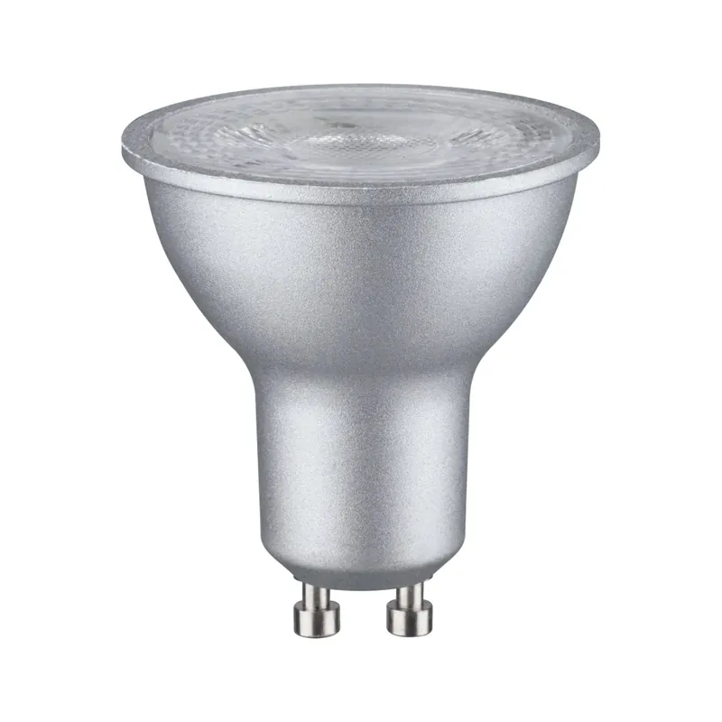 Paulmann matně chromová LED žárovka, 7W LED 2700K GU10 stmívatelná Výhodná Nabídka
