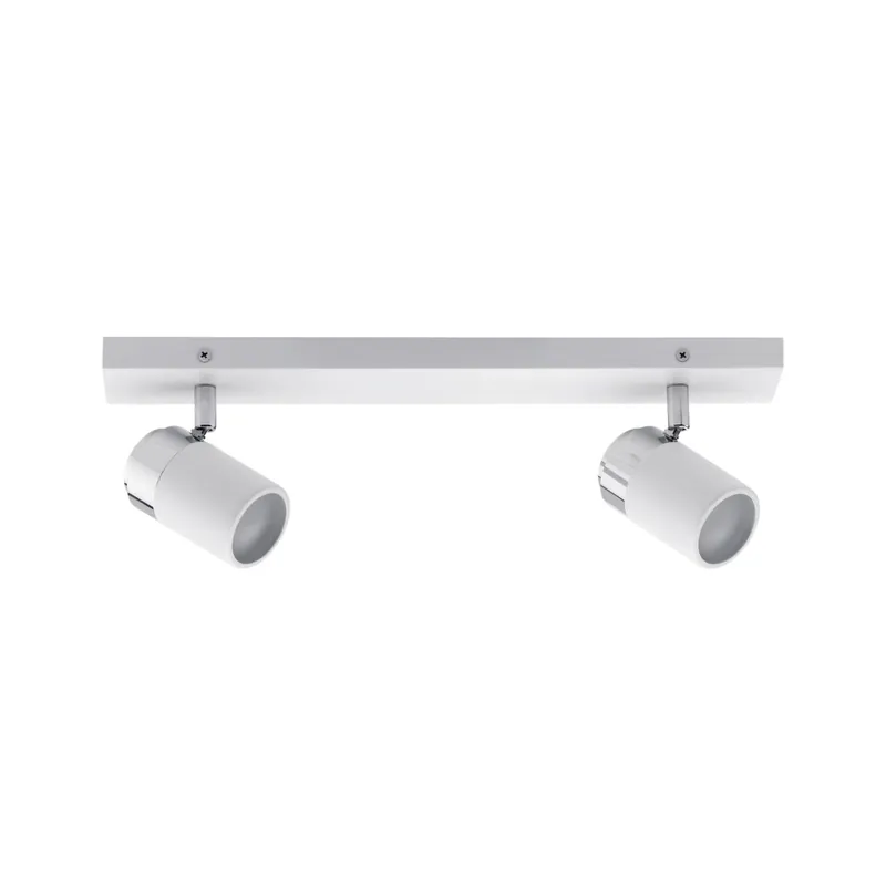 Novinka Paulmann Zyli IP44, bílé spotové svítidlo, 2x10W GU10, délka 40cm