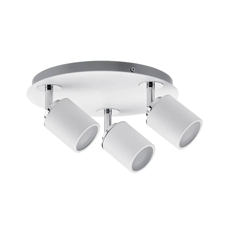 Výprodej Paulmann Tube IP44, bílé svítidlo, 3x10W LED GU10, průměr 25cm