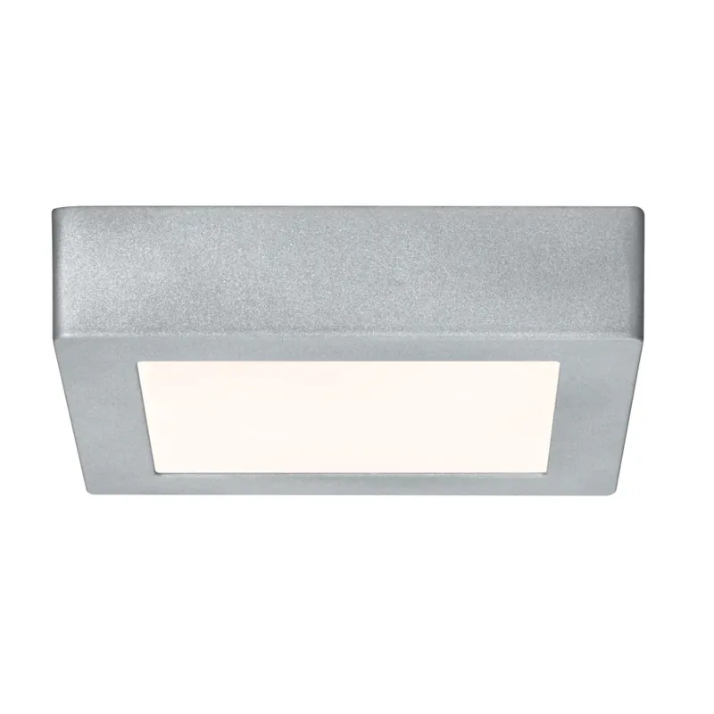 Časově Omezené Paulmann Lunar, matně chromové stropní LED svítidlo, 10,5W LED 3000K, 17x17cm