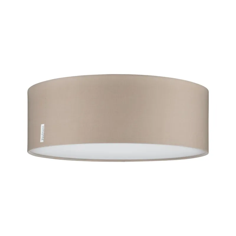 Sezónní Sleva Paulmann Mari, stropní svítidlo z béžové textilie, 2x20W E27, prům. 38cm