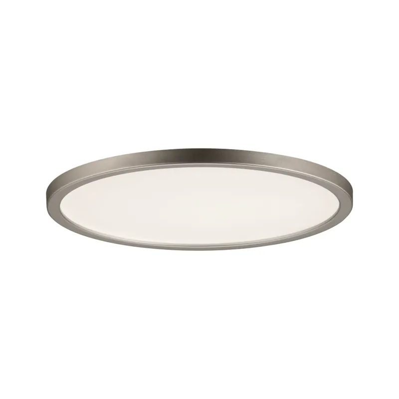 Výprodej Paulmann Areo, niklové polozapuštěné svítidlo, 12W LED 3000K stmívatelné, prům. 18cm, IP44