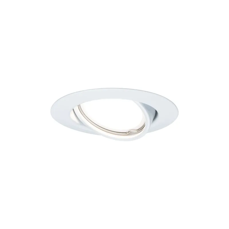 Originální Paulmann LED base, bílá kulatá bodovka, 1x6,5W LED 3000K GU10, prům. 9cm