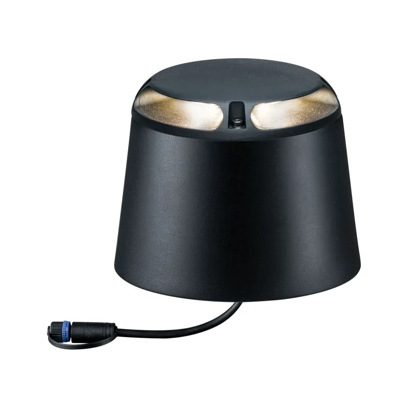 Výprodej Paulmann Plug&Shine SML, venkovní svítidlo na podlahu, 2x3W LED 3000K, antracit, výška 15,5cm, IP67