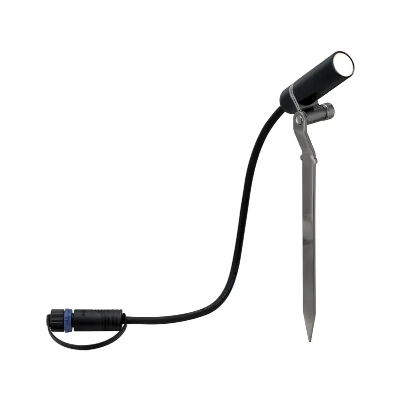 Paulmann Plug&Shine Plantini, zahradní reflektor 2,5W LED 3000K, antracit, IP67 Zlevněný