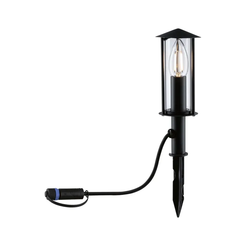 Výprodej Paulmann Plug&Shine, venkovní sloupkové svítidlo 2W LED, antracit, výška 22cm, IP44
