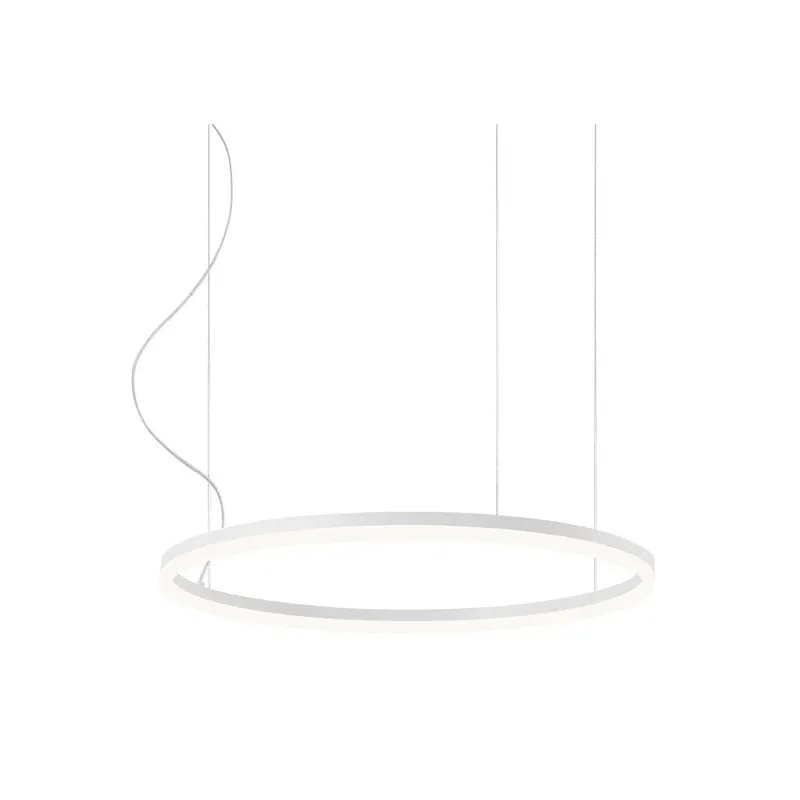 Časově Omezené Redo Orbit direct, závěsné kruhové svítidlo, 50W LED 2700/3000K DALI, bílá, prům. 60cm