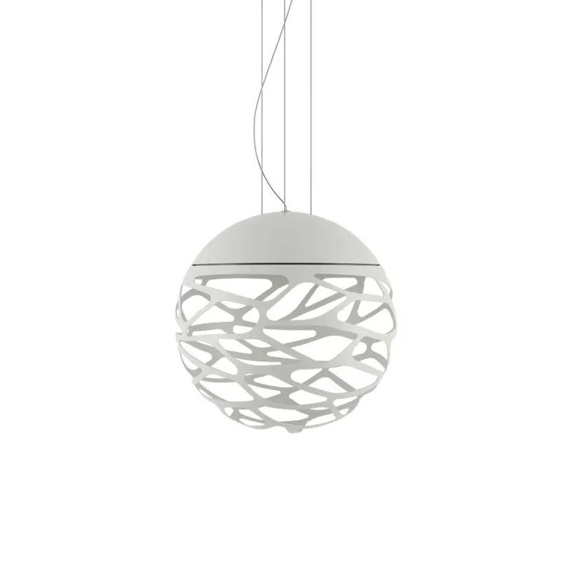 Vrácení Zdarma Lodes Kelly Medium Sphere 50, závěsné svítidlo 3x23W LED, bílá, prům. 50cm