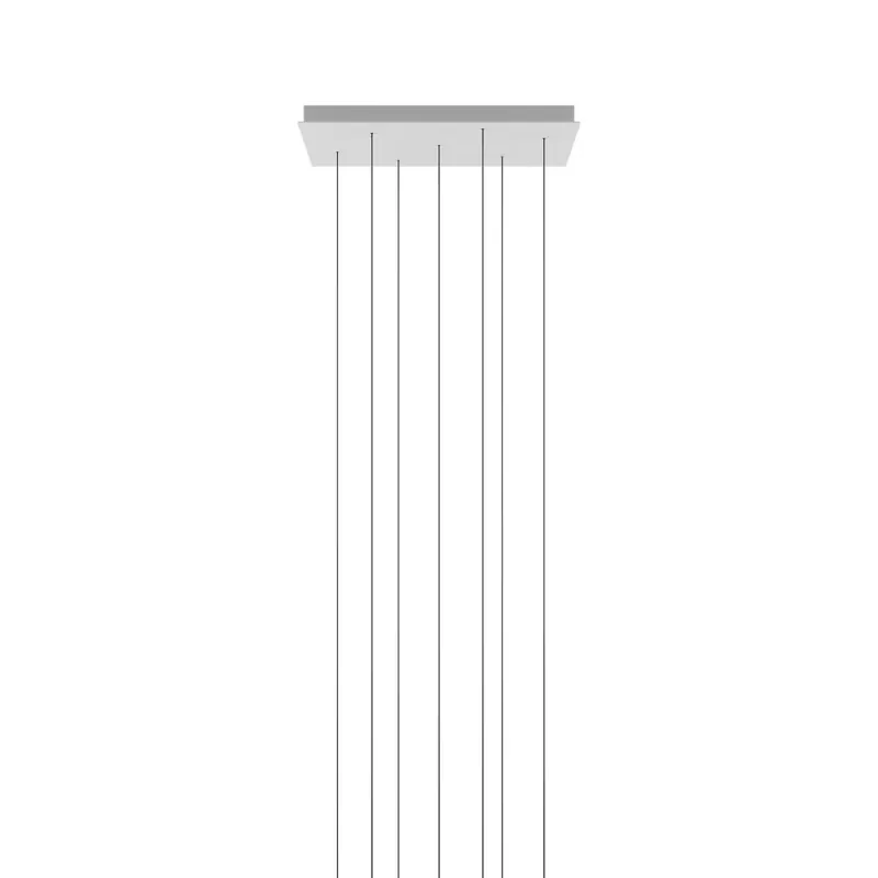 Top Prodej Lodes bílá čtvercová rozeta pro max 7 závěsů, 70x45cm