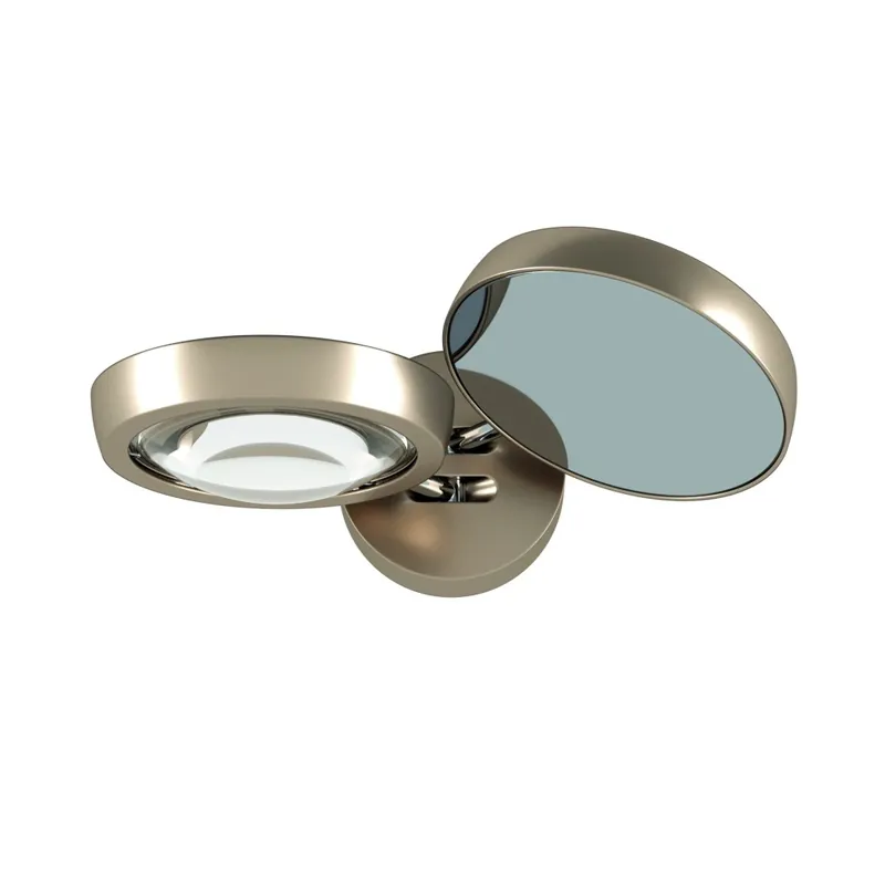 Nejlepší Volba Lodes Nautilus, svítidlo se 2 nastavitelnými reflektory, 2x12W LED 3000K stmívatelné, champagne, šířka max 28cm