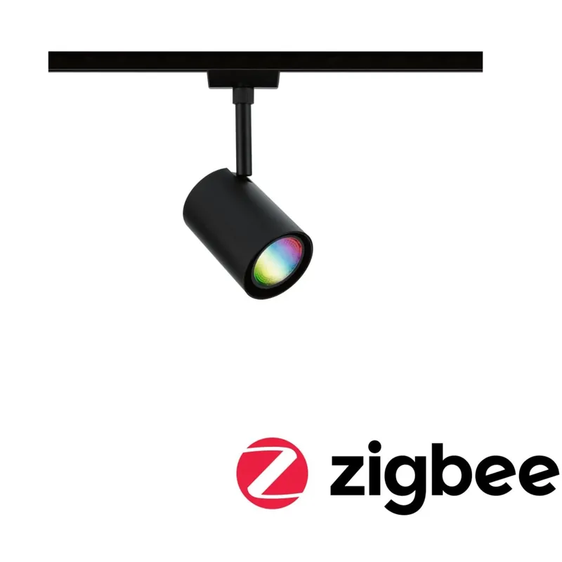 Aktuální Paulmann Luxe, spot pro Urail system, Zigbee 4,8W GU10 RGBW + stmívatelné, matná černá