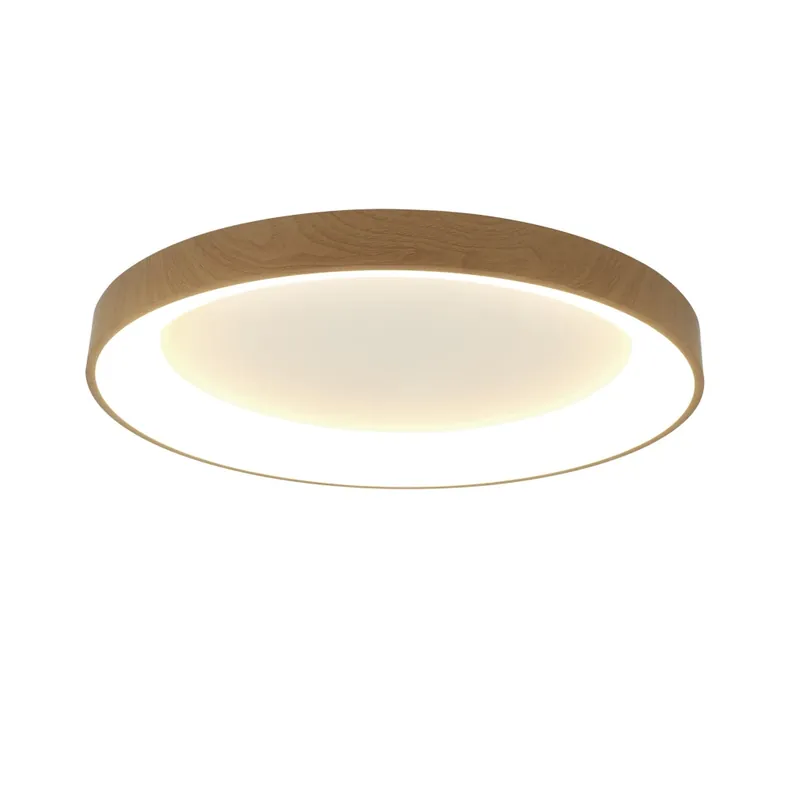Nakupujte Hned Mantra Niseko II, stropní kruhové svítidlo LED 50W, 2700-5000K, dálk. ovládání, dřevěná, průměr 65cm