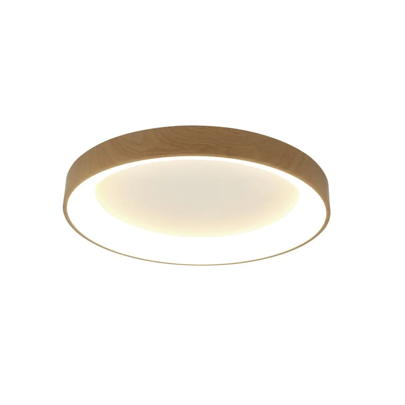 Mantra Niseko II, stropní kruhové svítidlo LED 40W, 2700-5000K, dálk. ovládání, dřevěná, průměr 50cm Nejlepší Cena