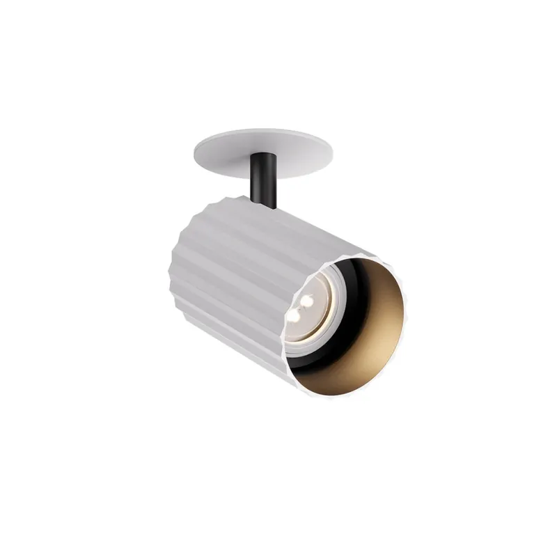 Odeslání Ihned Redo Delphi, bílé zápustné stropní svítidlo, 1x7W GU10, ø7cm, výška 9,3cm