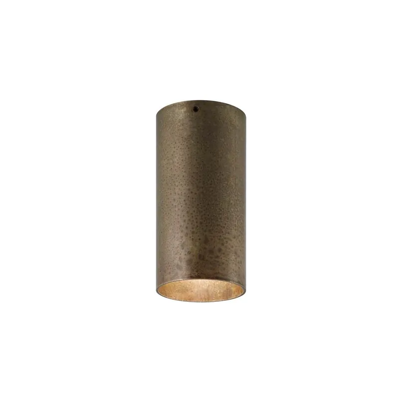 Il Fanale Girasoli, stropní svítidlo z antické mosazi, 1xGU10 max.5W , prům.6cm, výška 13cm Hit Sezóny