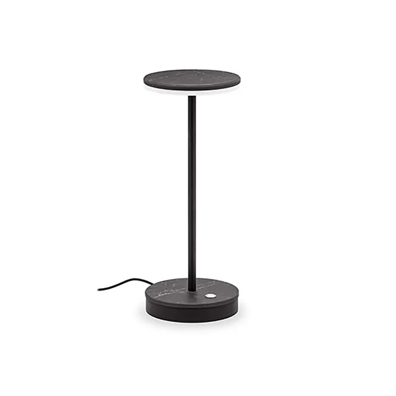 Linea Light Gemini_Tab, černá stolní LED lampička, 9W LED 2700K, výška 29,6cm Oblíbený