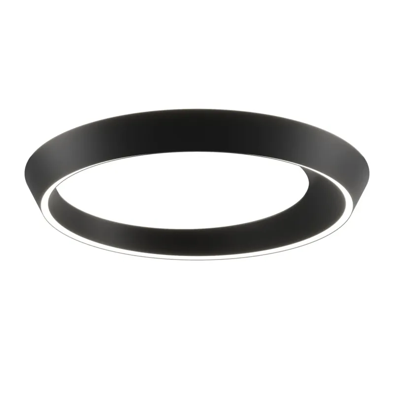 Časově Omezené Lodes Tidal, kulaté stropní svítidlo LED 30W 2700K, černá, průměr 45cm