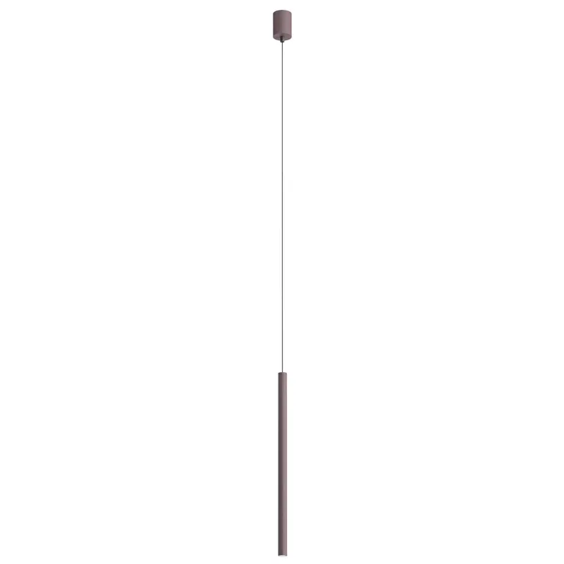Akční Nabídka Redo Kanji, hnědé závěsné svítidlo, 6,2W 3000K, průměr 2,5cm, výška 55cm