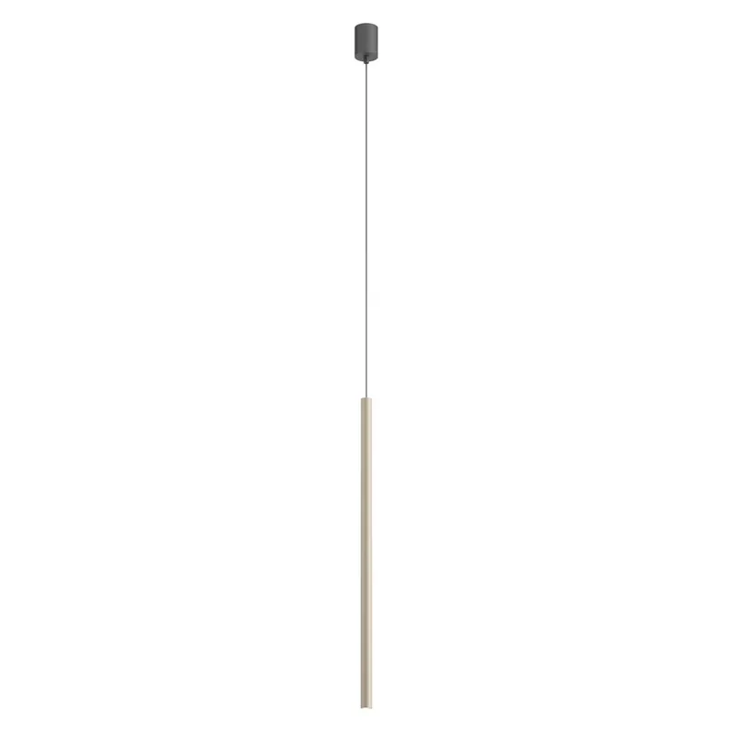 Redo Kanji, závěsné svítidlo, 6,2W 3000K, stříbrná káva, průměr 2,5cm, výška 75cm Akční Cena