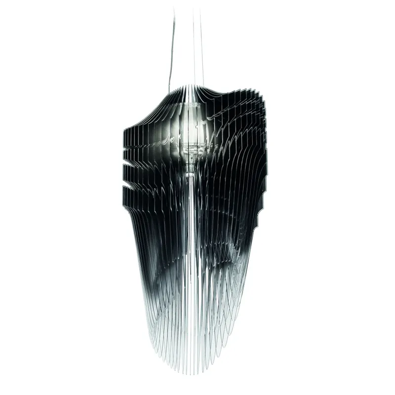 Slamp Avia suspension M, černé designové svítidlo od Zaha Hadid, 3x12W E27 + 7W Spot LED PAR 20, 100cm Cenově Výhodný