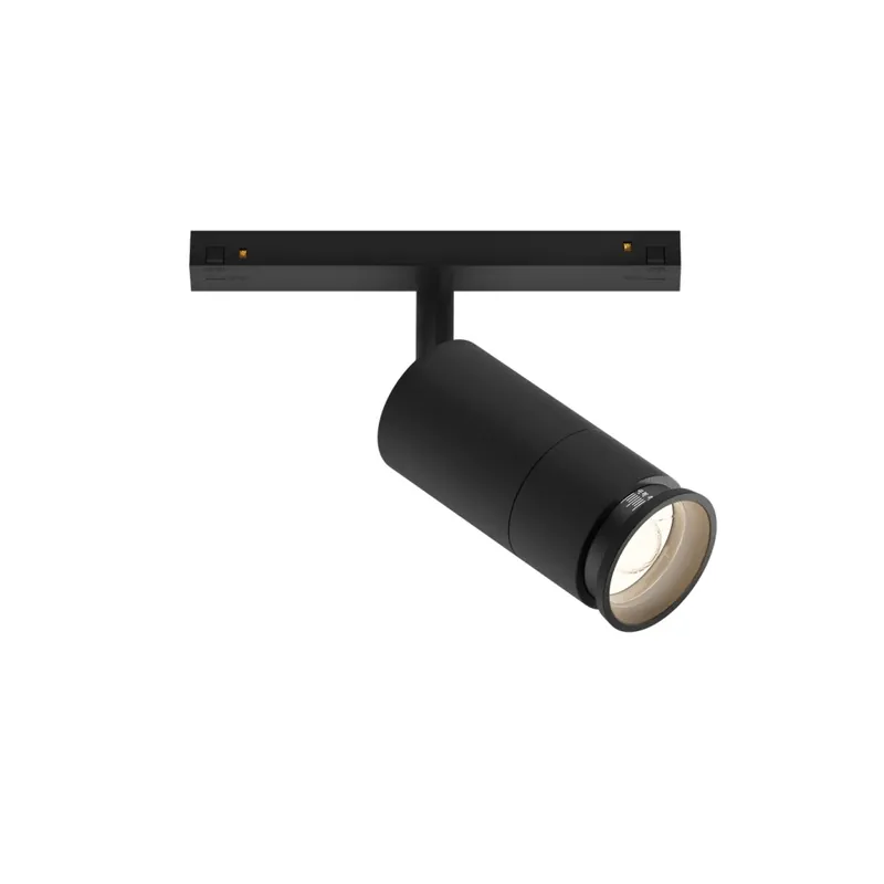 Akce LED2 Mago Zoom, černý reflektor pro Mag track 48V, 10W 3000K DALI, Ø5,5cm